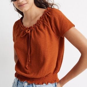 Madewell Spiced Cinnamon Blouse
